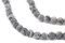 The Bead Chest Matte Grey Picasso Jasper Beads (6mm): Organic Gemstone Round Spherical Energy Stone Healing Power Crystal for Jewelry Bracelet Mala Necklace Making